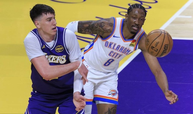 詹姆斯22+10杰伦威23分 雷霆终结湖人3连胜