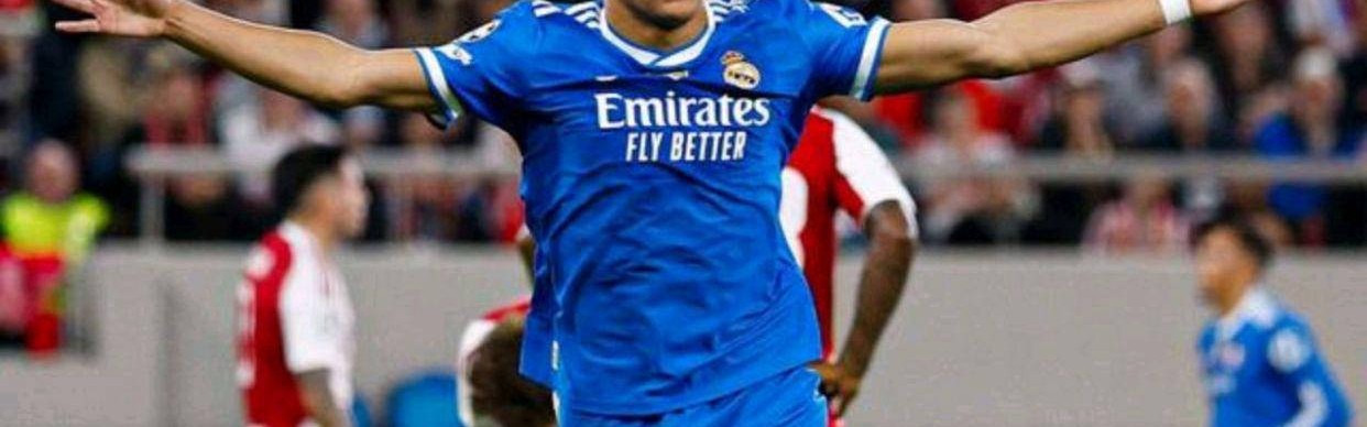 姆巴佩欧冠大四喜助皇马客场惊险4-3战胜奥林匹亚科斯