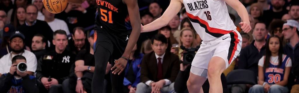 杨瀚森登场4分钟未得分布伦森26分 开拓者惨败尼克斯