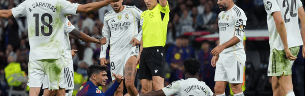 冲动的惩罚！一场2：1让西甲两大豪门付出惨重代价，1人染红6张黄牌